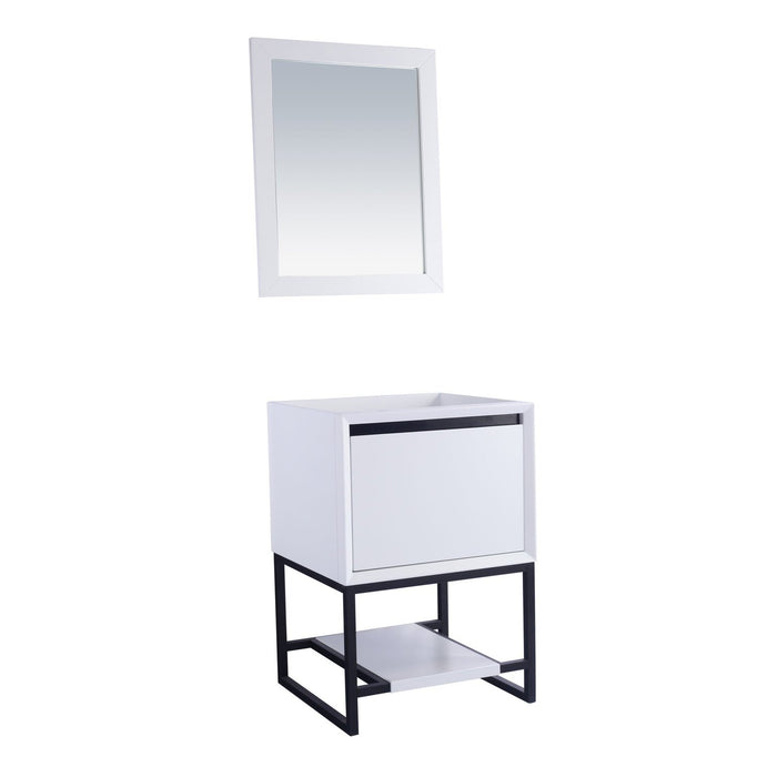 Laviva Alto 24" White Bathroom Vanity Cabinet 313SMR-24W