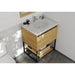 Laviva Alto 30" California White Oak Bathroom Vanity with Pure White Phoenix Stone Countertop 313SMR-30CO-PW