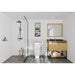 Laviva Alto 36" California White Oak Bathroom Vanity with Black Wood Marble Countertop 313SMR-36CO-BW