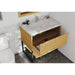 Laviva Alto 36" California White Oak Bathroom Vanity with White Carrara Marble Countertop 313SMR-36CO-WC
