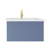 Laviva Vitri 30" Nautical Blue Bathroom Vanity with VIVA Stone Matte White Solid Surface Countertop 313VTR-30NB-MW