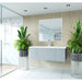 Laviva Vitri 48" Fossil Grey Bathroom Vanity with VIVA Stone Matte White Solid Surface Countertop 313VTR-48FG-MW