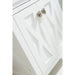 Laviva Wimbledon 24" White Bathroom Vanity with Matte White VIVA Stone Solid Surface Countertop 313YG319-24W-MW