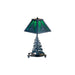 Meyda 21"High Green Pine Tree Table Lamp