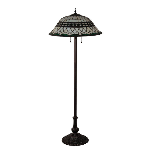 Meyda 62" High Tiffany Roman Floor Lamp