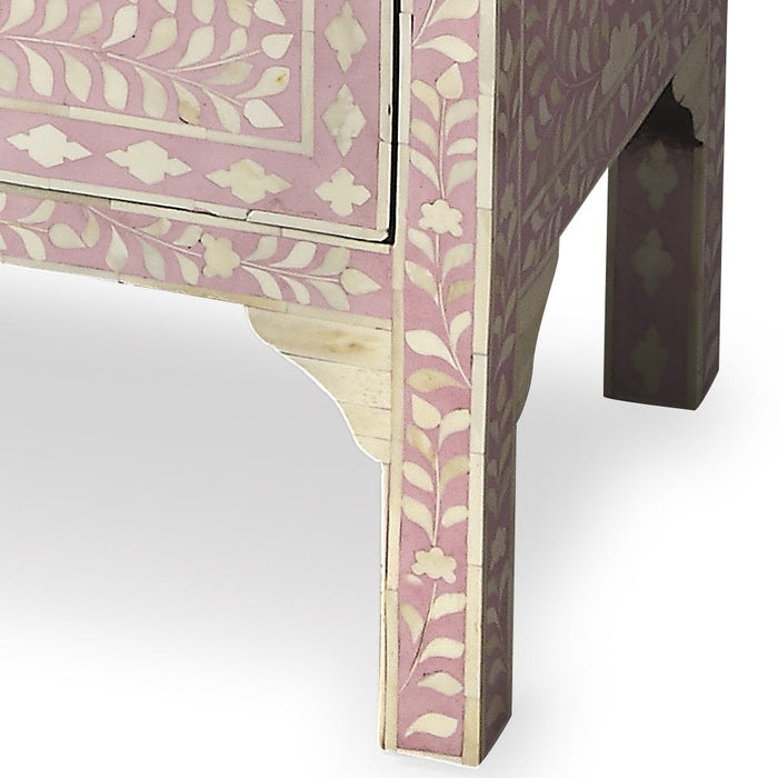 Butler Specialty Company Vivienne Pink Bone Inlay Accent Chest, Pink 3224070