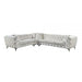 Acme Furniture Atronia Sectional Sofa - Lf Loveseat in Beige Fabric LV01160-2