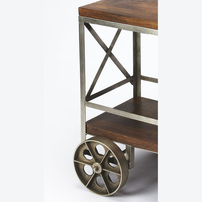 Butler Specialty Company Merrill Metal & Wood Bar Cart, Multi-Color 3541330