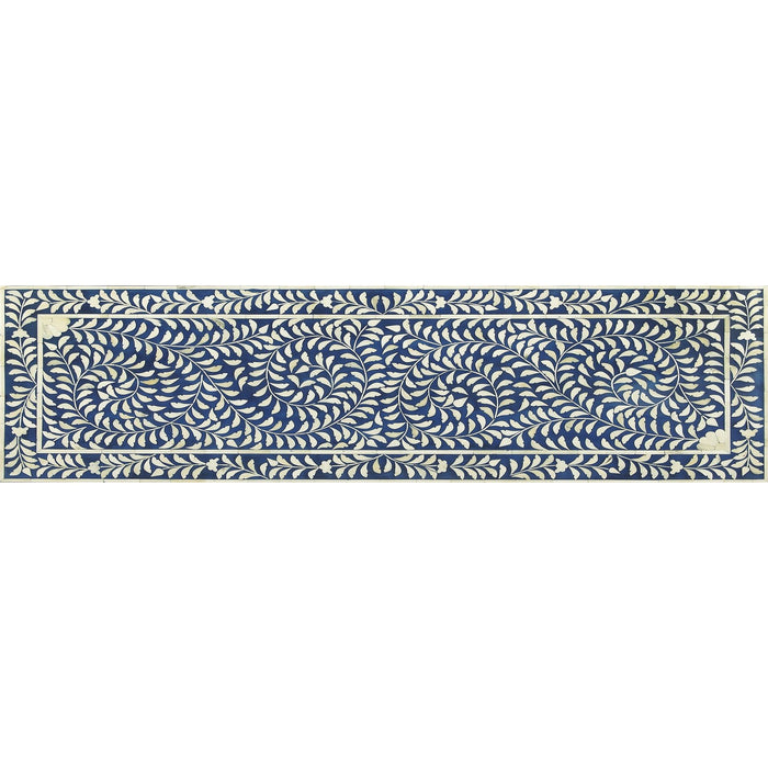 Butler Specialty Company Vivienne Bone Inlay 47.5""W Bench, Blue 3558319