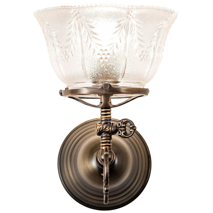 Meyda 7.5" Wide Revival Gas & Electric Wall Sconce