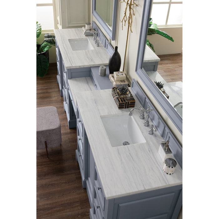 James Martin Vanities De Soto 118" Double Vanity Set w/ Makeup Table