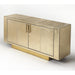 Butler Specialty Company Francois Leather 70.5"" Buffet Sideboard, Gold 3736350