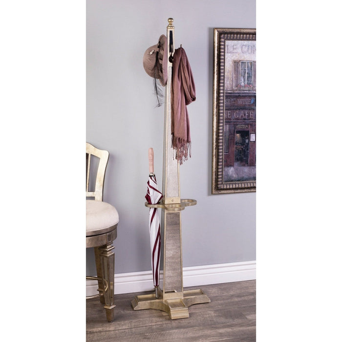 Butler Specialty Company Farum Mirrored Coat Rack, Silver 3761146