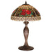 Meyda 22.5"H Roses & Scrolls Table Lamp