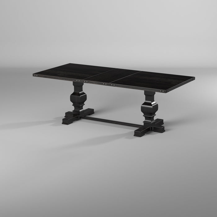Alpine Furniture Manchester Dining Table, Vintage Black 3868-01