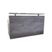 Scorched Oak Memphis Reception Desk