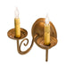 Meyda 12" Wide Candle Copper Jenna 2 Light Wall Sconce