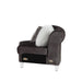 Acme Furniture Ninagold Sectional Sofa in Gray Velvet 57355