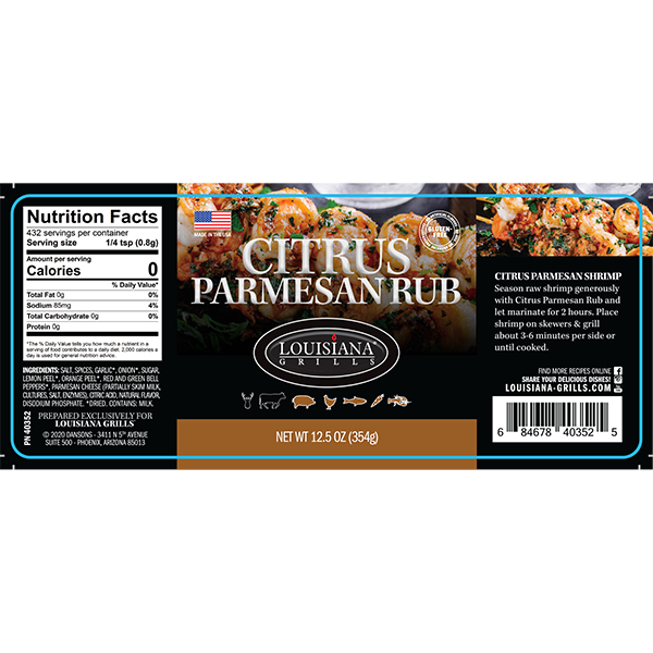 Citrus Parmesan Rub