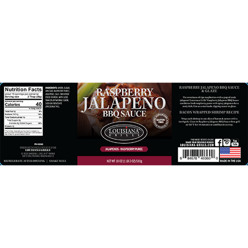 Louisiana Grills Raspberry Jalapeno BBQ Sauce/Glaze