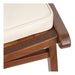 New Pacific Direct Loria Teak Accent Chair w/ PU Cushion 4800004