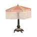 Meyda 22"H Fabric & Fringe Persian Table Lamp