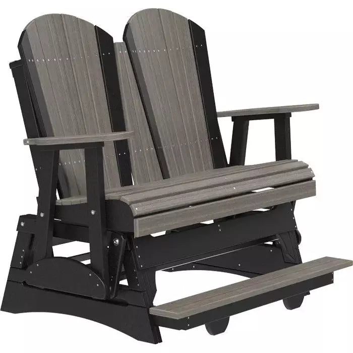 LuxCraft 4' Adirondack Balcony Glider Chair