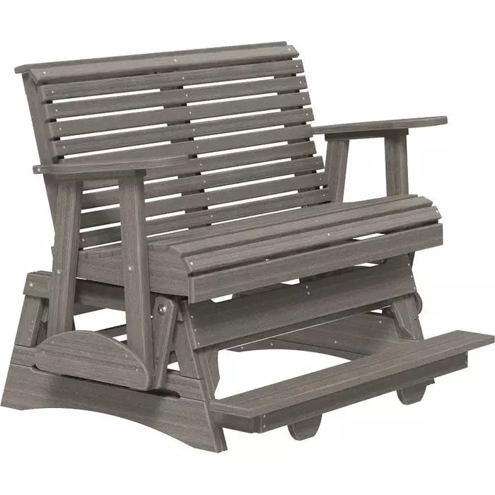 LuxCraft 4' Plain Balcony Glider Chair