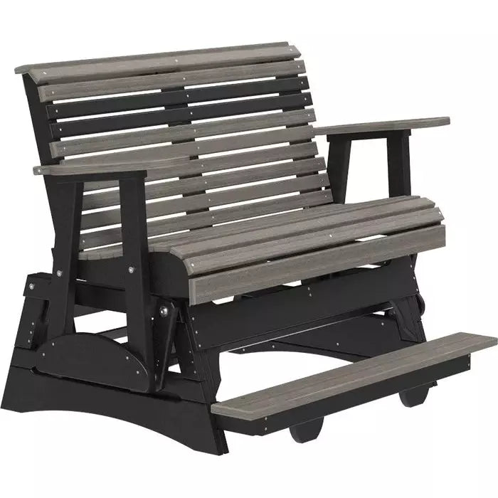 LuxCraft 4' Plain Balcony Glider Chair