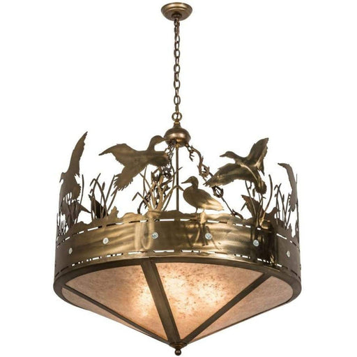 Meyda 72"W Ducks in Flight Inverted Pendant