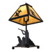 Meyda 15.5"H Duck Hunter W/Dog Accent Lamp
