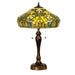 Meyda 25"H Tiffany Jonquil Table Lamp
