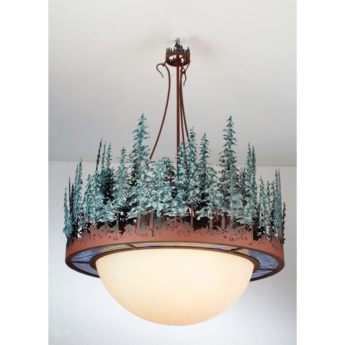 Meyda 36"W Pine Lake Inverted Pendant