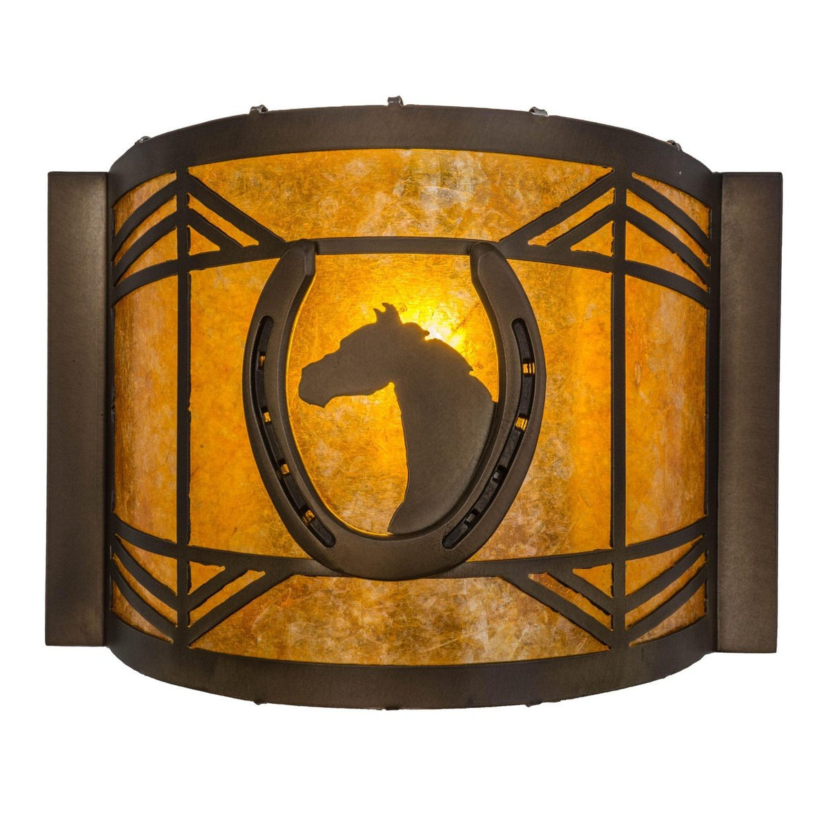 Meyda 12"W Horseshoe Wall Sconce — Archic Furniture