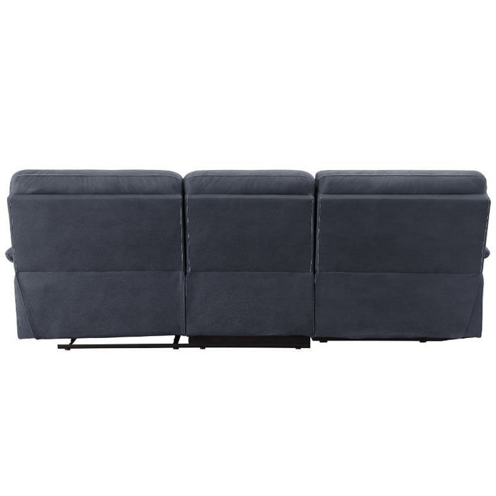 Acme Furniture Trifora Sectional Sofa in Dark Gray Fabric 51605