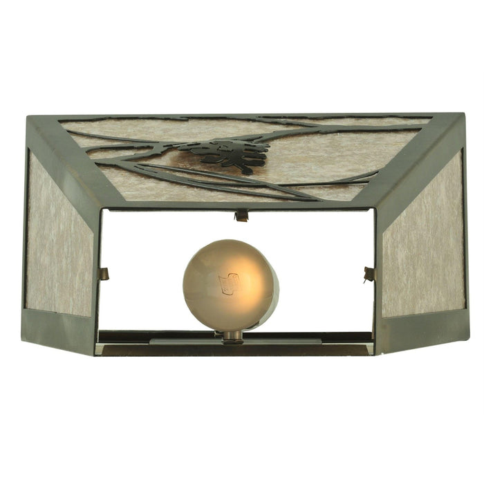 Meyda 13"W Whispering Pines Wall Sconce