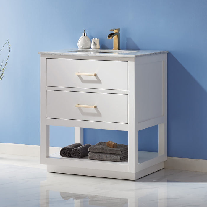 Altair Design Remi 30″ Single Bathroom Vanity Set in White 30″ size