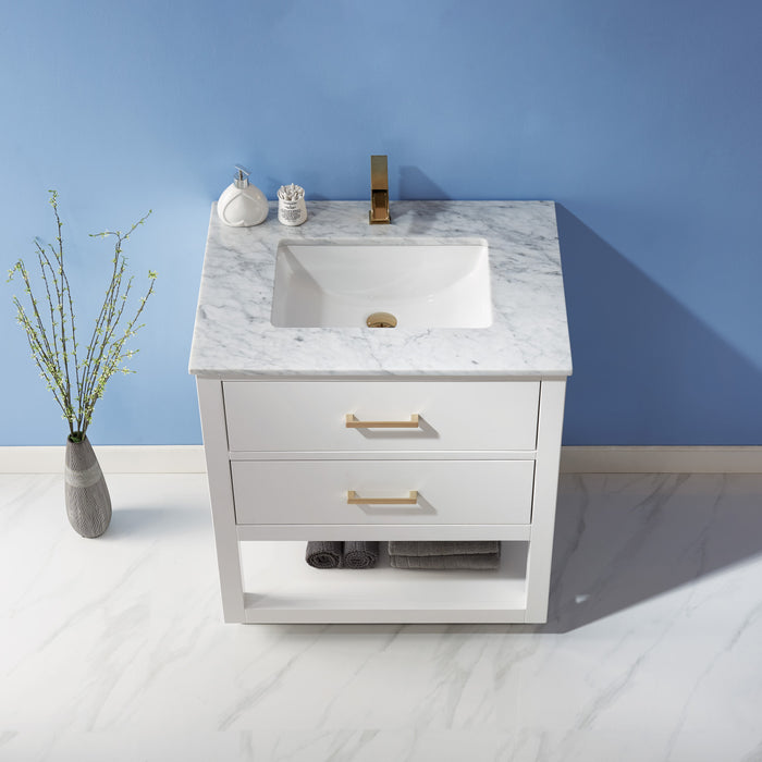 Altair Design Remi 30″ Single Bathroom Vanity Set in White 30″ size