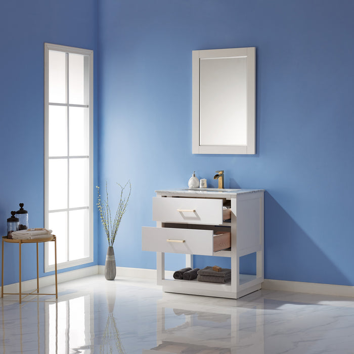 Altair Design Remi 30″ Single Bathroom Vanity Set in White 30″ size