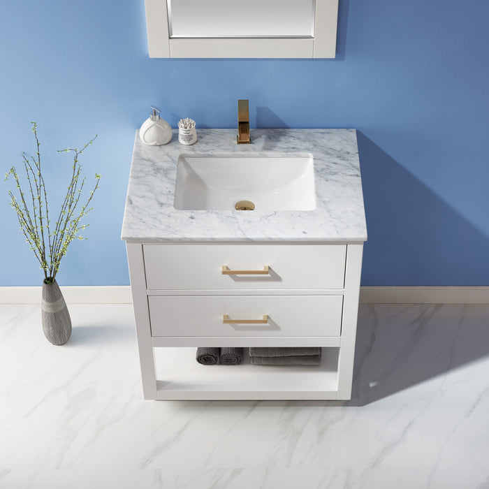 Altair Design Remi 30″ Single Bathroom Vanity Set in White 30″ size