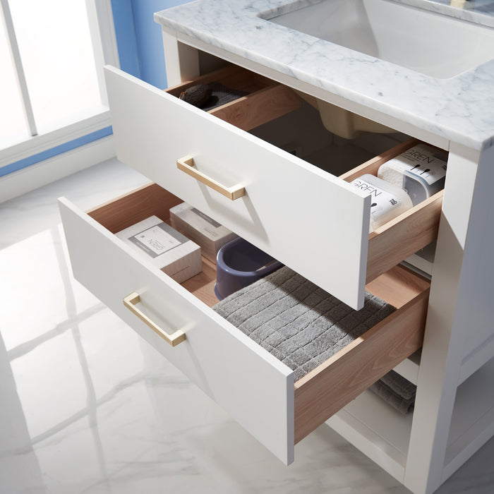 Altair Design Remi 30″ Single Bathroom Vanity Set in White 30″ size