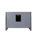 Altair Design Maribella 48"" Single Bathroom Vanity Set in Rust Black and Carrara White Marble Countertop
