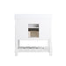 Altair Design Georgia 36"" Single Bathroom Vanity Set in White and Aosta White Composite Stone Top with White Farmhouse Basin