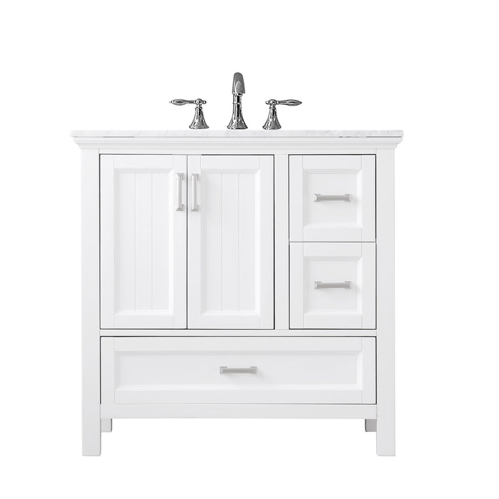 Altair Design Isla 36″ Single Bathroom Vanity Set in White 36″ size