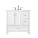 Altair Design Isla 36″ Single Bathroom Vanity Set in White 36″ size