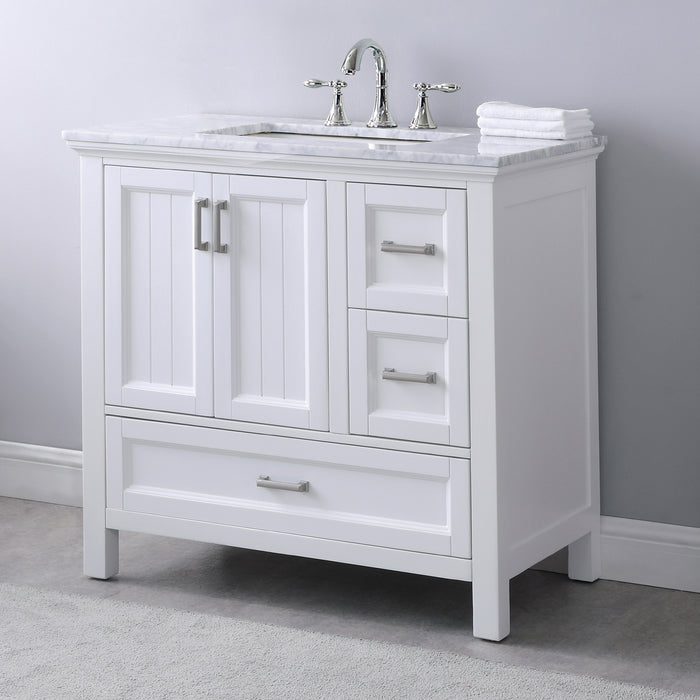 Altair Design Isla 36″ Single Bathroom Vanity Set in White 36″ size