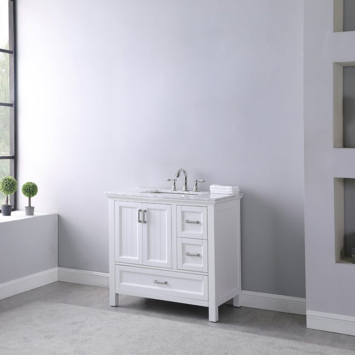 Altair Design Isla 36″ Single Bathroom Vanity Set in White 36″ size
