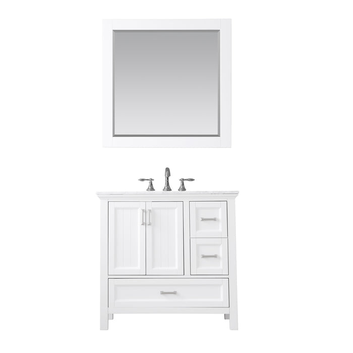 Altair Design Isla 36″ Single Bathroom Vanity Set in White 36″ size