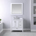Altair Design Isla 36″ Single Bathroom Vanity Set in White