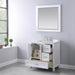 Altair Design Isla 36″ Single Bathroom Vanity Set in White 36″ size